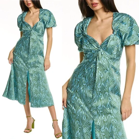 Cinq  Sept Marice Midi Dress, 4 / Blue